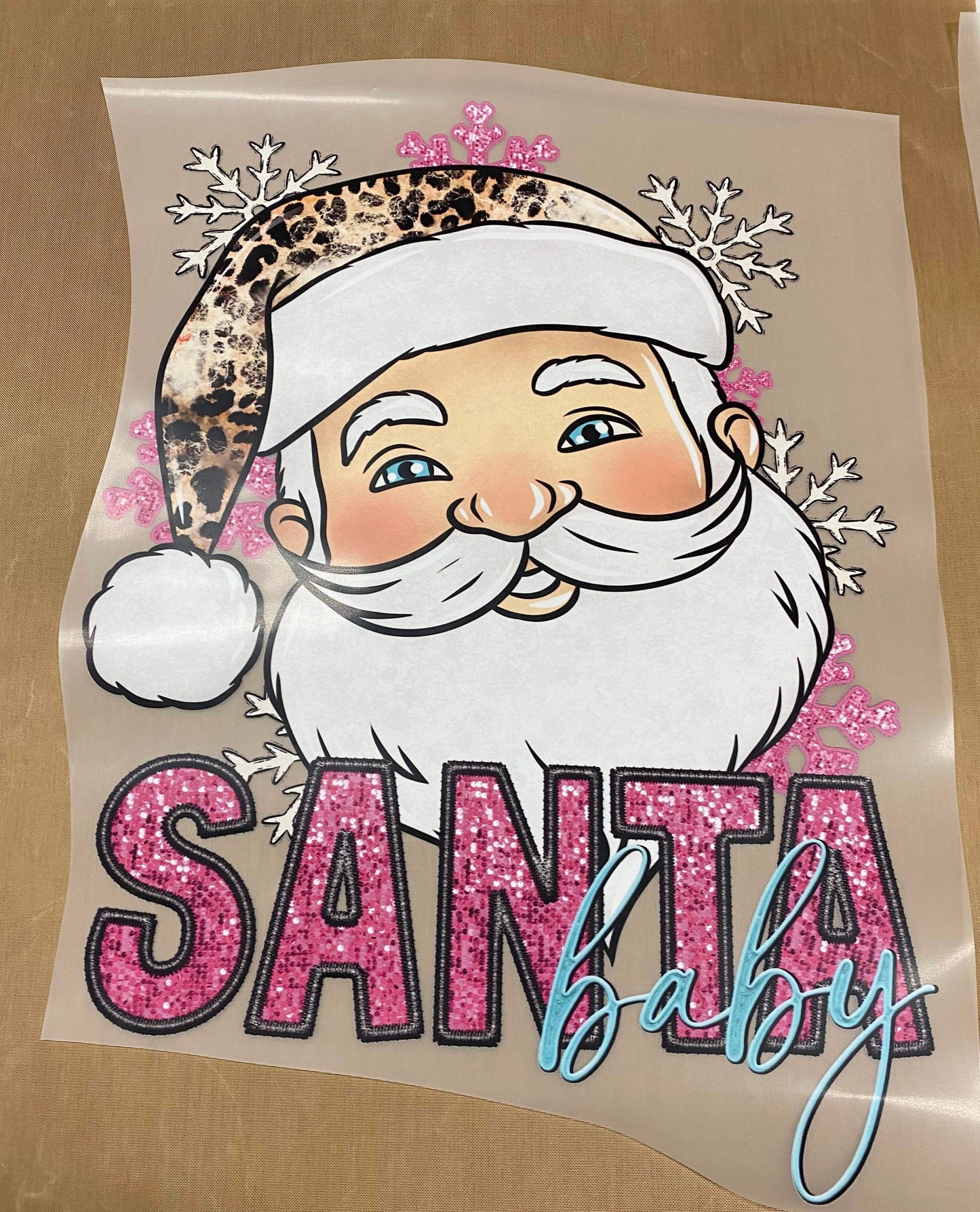 Santa Baby DTF print