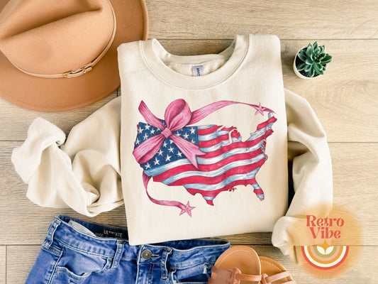 Coquette America DTF Print or Tee