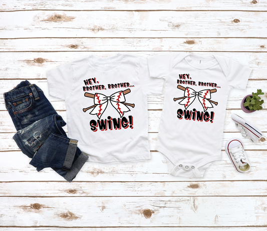 Hey Brother, Swing Kids Tees, Raglans Sweatshirts, and Onesies